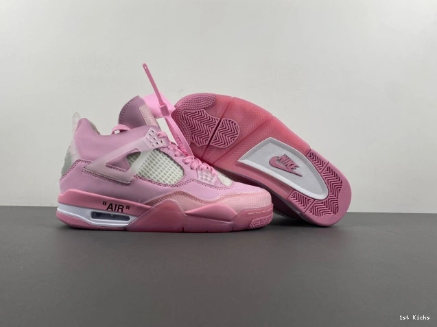 4 X OFF-WHITE JORDAN PINK 0813